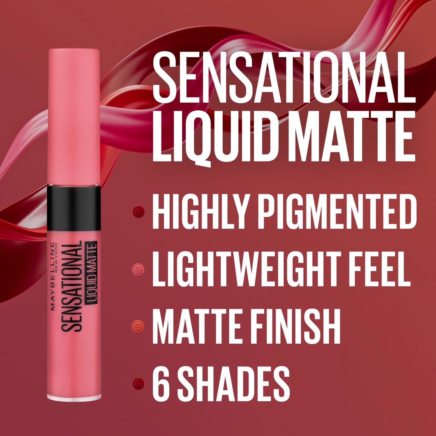 Sensational Liquid Matte Lipstick 7ml NU08 Nude Shot|7ml