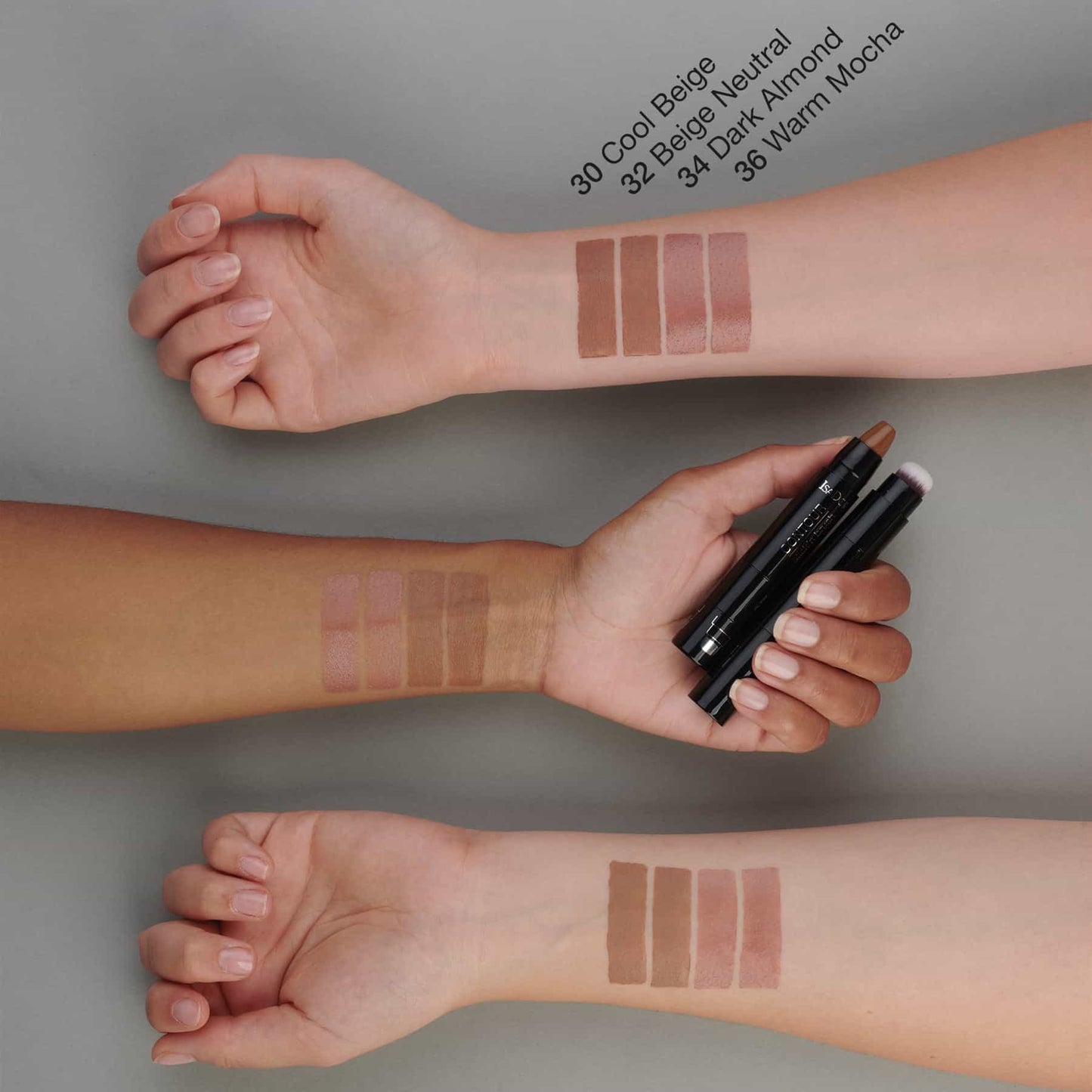 Contour Stick'n Brush 4.2g 34 Dark Almond|4.2g