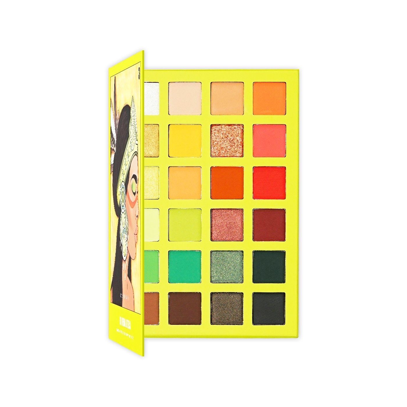 Juegos Latinos: La Reina Azteca Es110 Eyeshadow Palette - 24 shades Juegos Latinos: La Reina Azteca |0.7oz