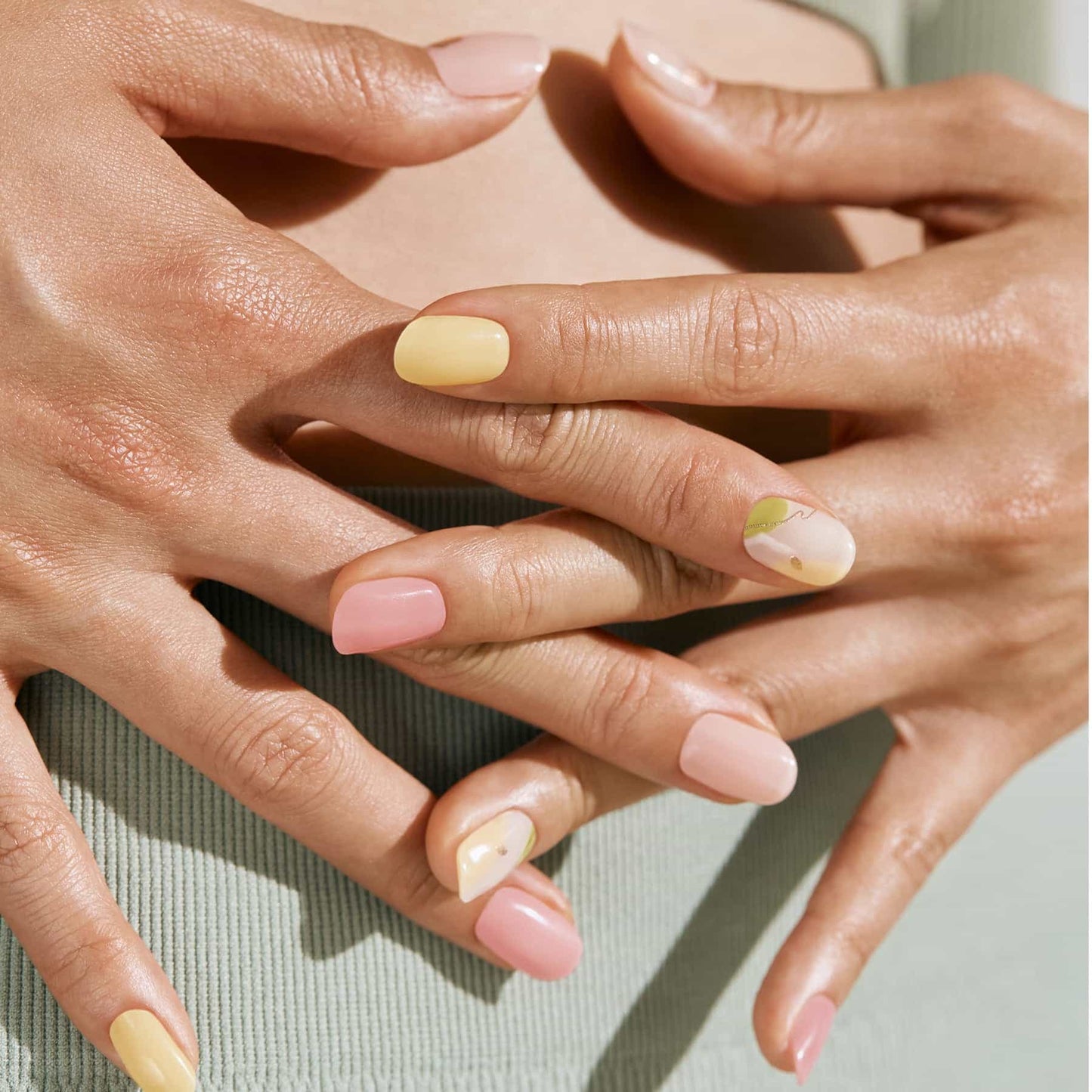 Glaze Color Drawing Nail Strips