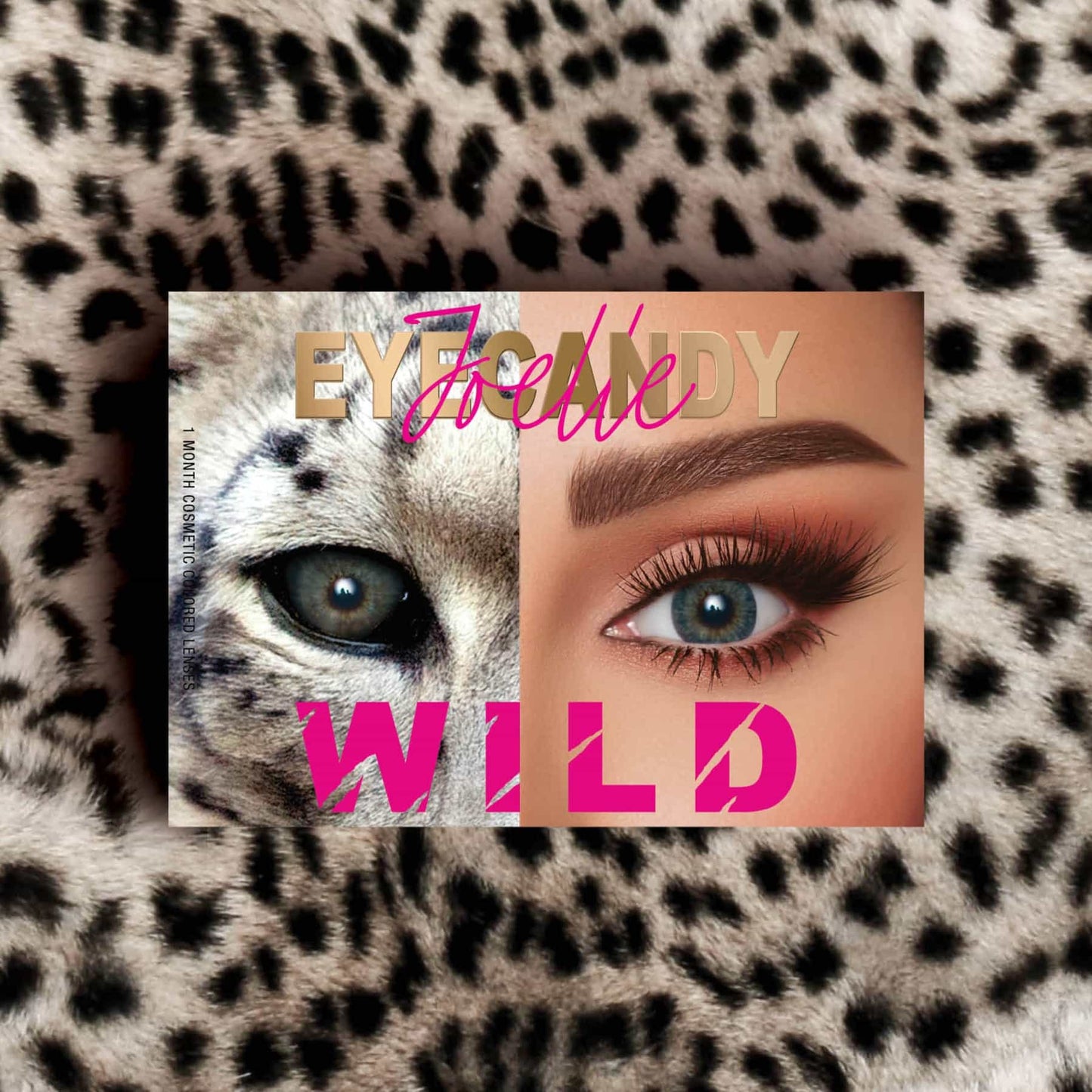 Monthly Colored Contact Lens B2 Snow Leopard|93g