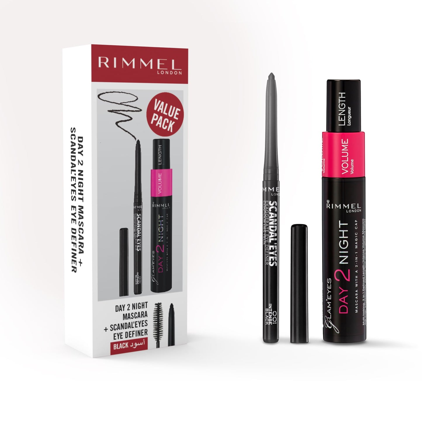 Rimmel Day 2 Night + Scandaleyes Eye Definer Kit