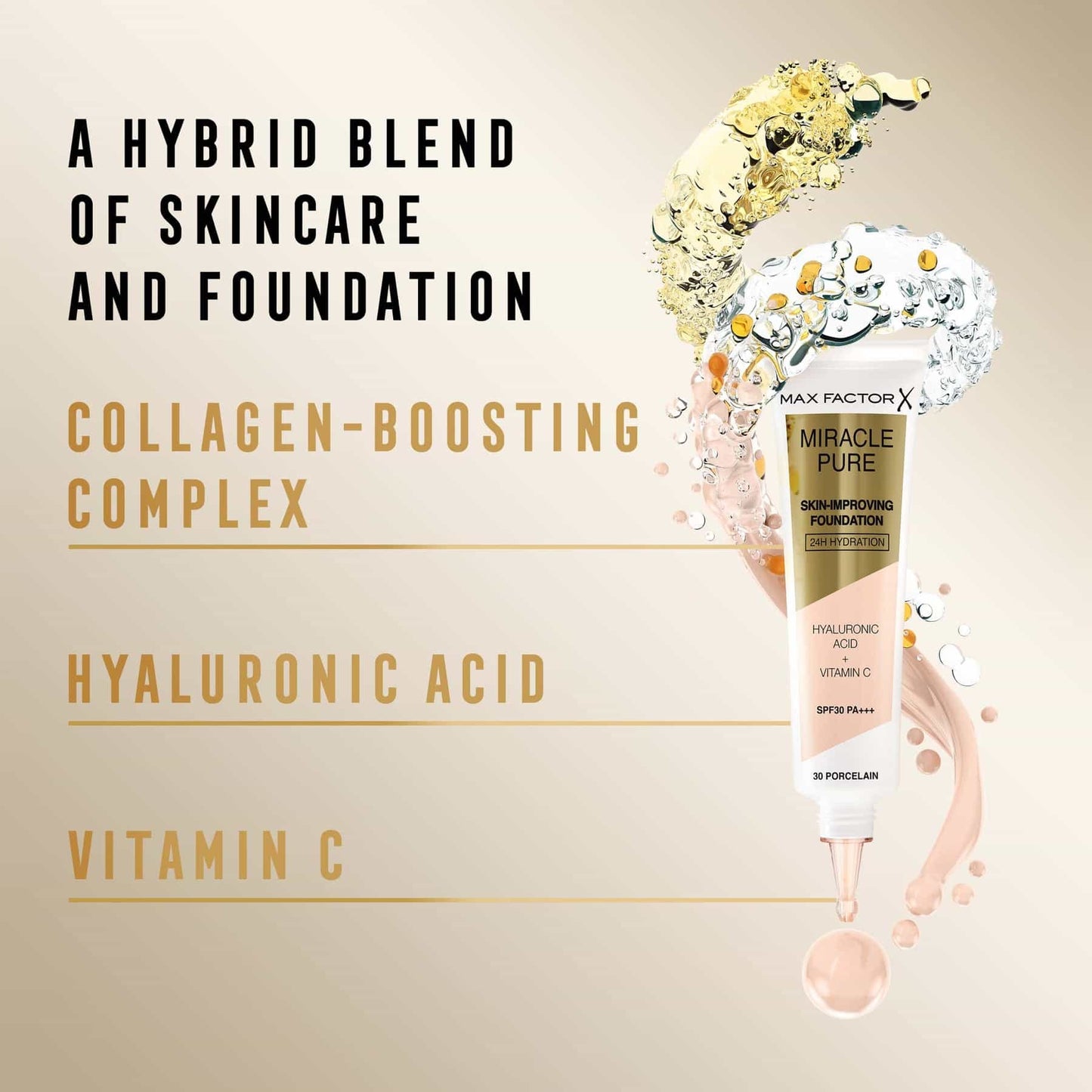 Miracle Pure Skin-Improving Foundation 30ml 45 Warm Almond|30ml