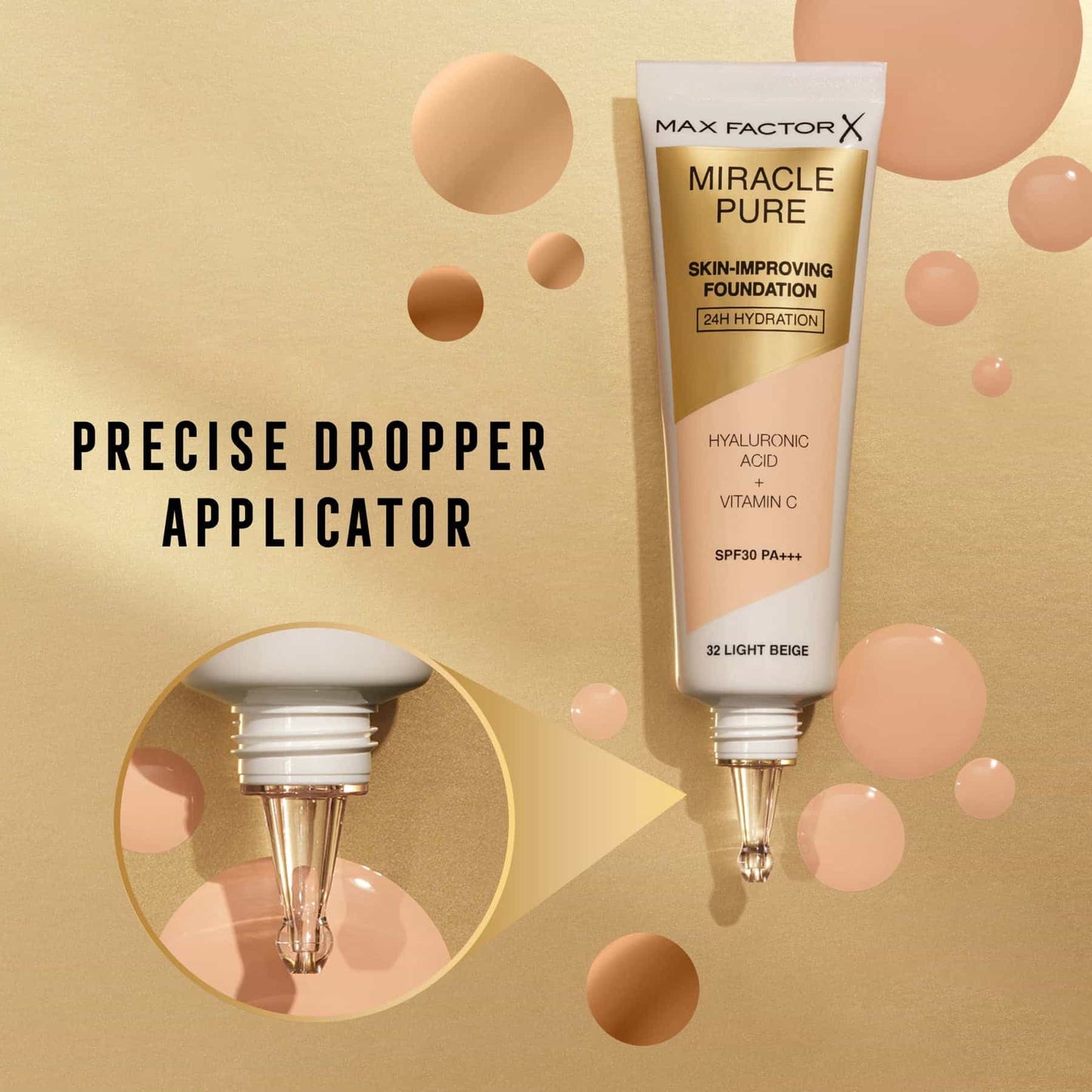 Miracle Pure Skin-Improving Foundation 30ml 45 Warm Almond|30ml