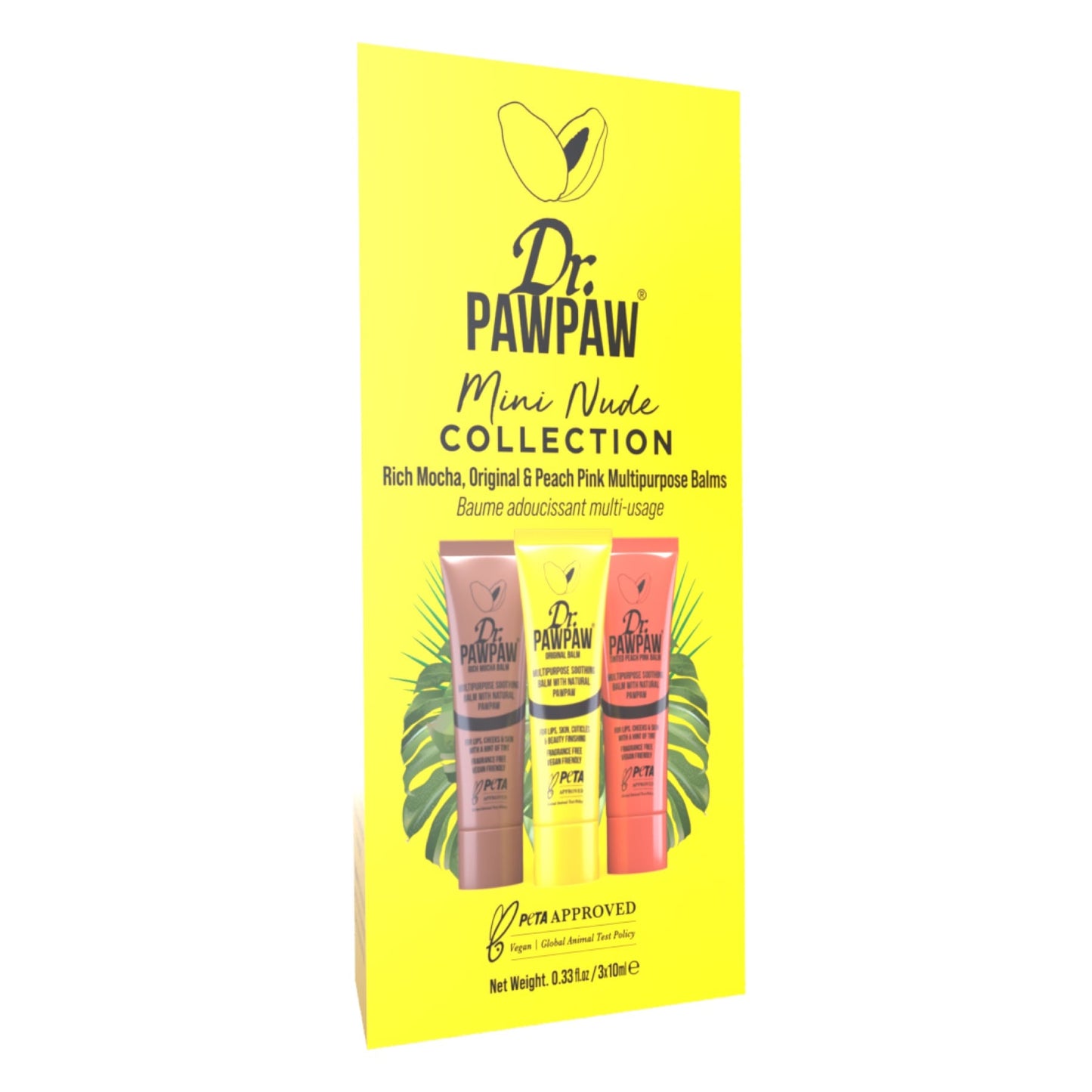 Dr.pawpaw Classic Lip Balm 10mlx3 Set