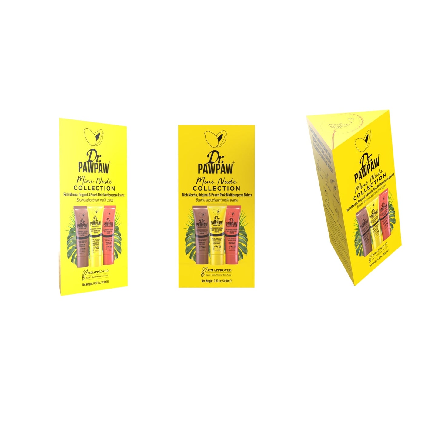 Dr.pawpaw Classic Lip Balm 10mlx3 Set