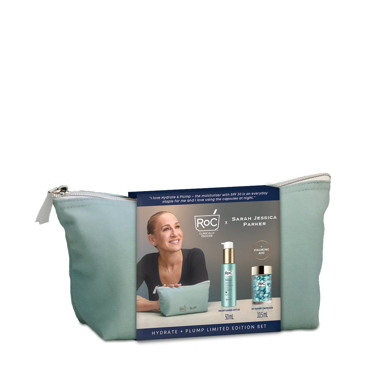 RoC x Sarah Jessica Parker Hydrate + Plump Limited Edition Kit 50ml + 30 capsules