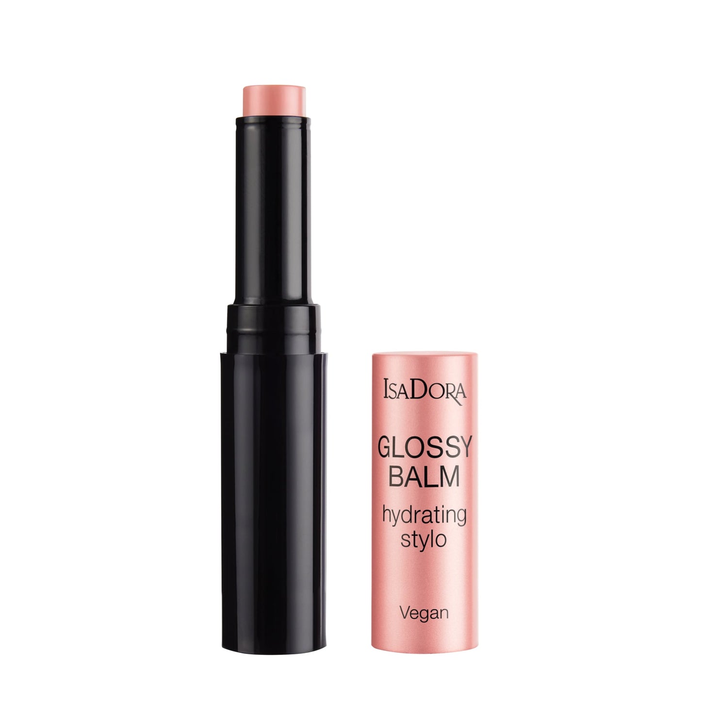 Isadora Glossy Balm Hydrating Stylo Lip Gloss 1.6g Pink Silk|1.6g
