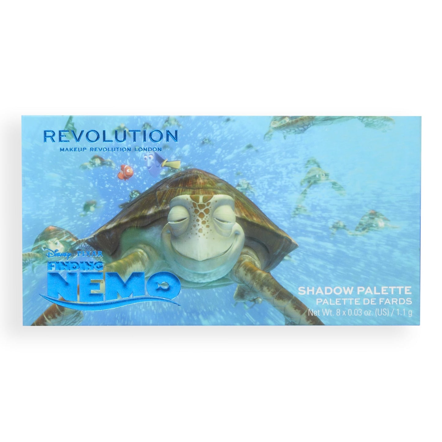 Revolution Finding Nemo x Revolution Fin, Noggin, Dude Eyehadow Palette