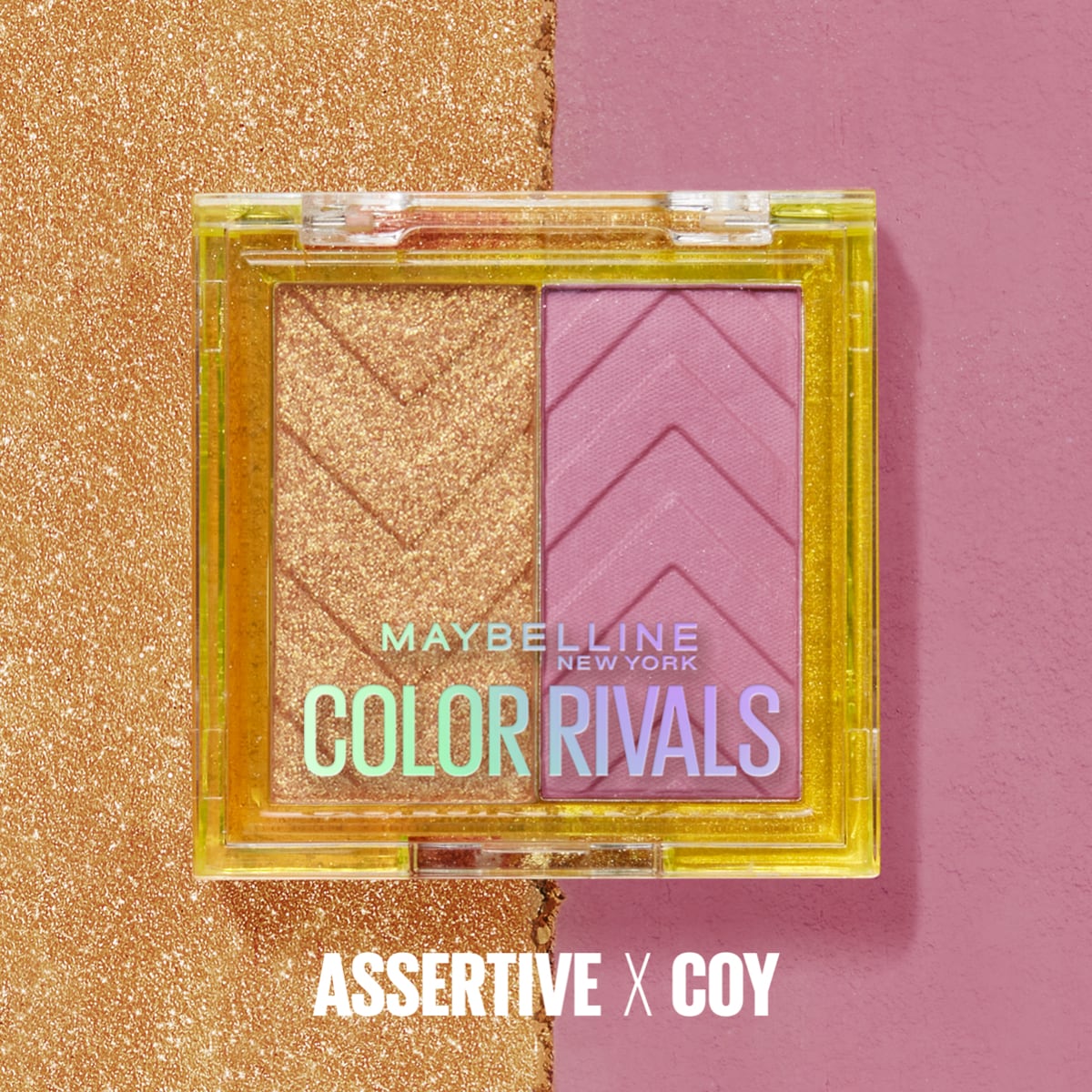 Maybelline Color Rivals Eyeshadow Palette Duo Assertive & Coy