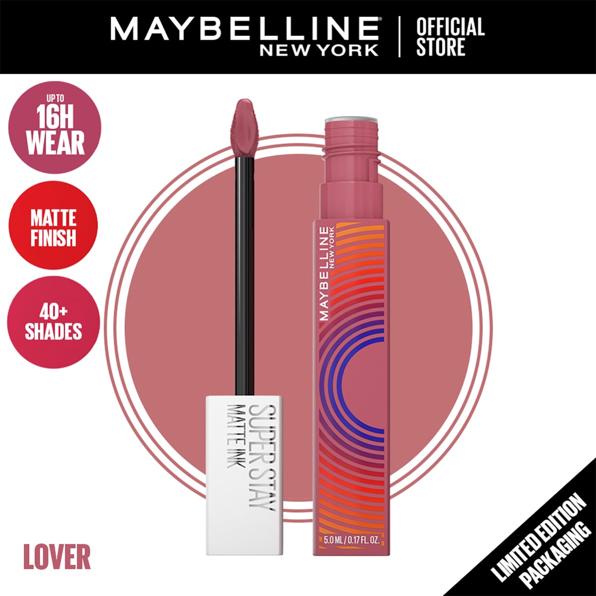 Maybelline Superstay Matte Ink Lipstick Music Collection Limited Edition Lover