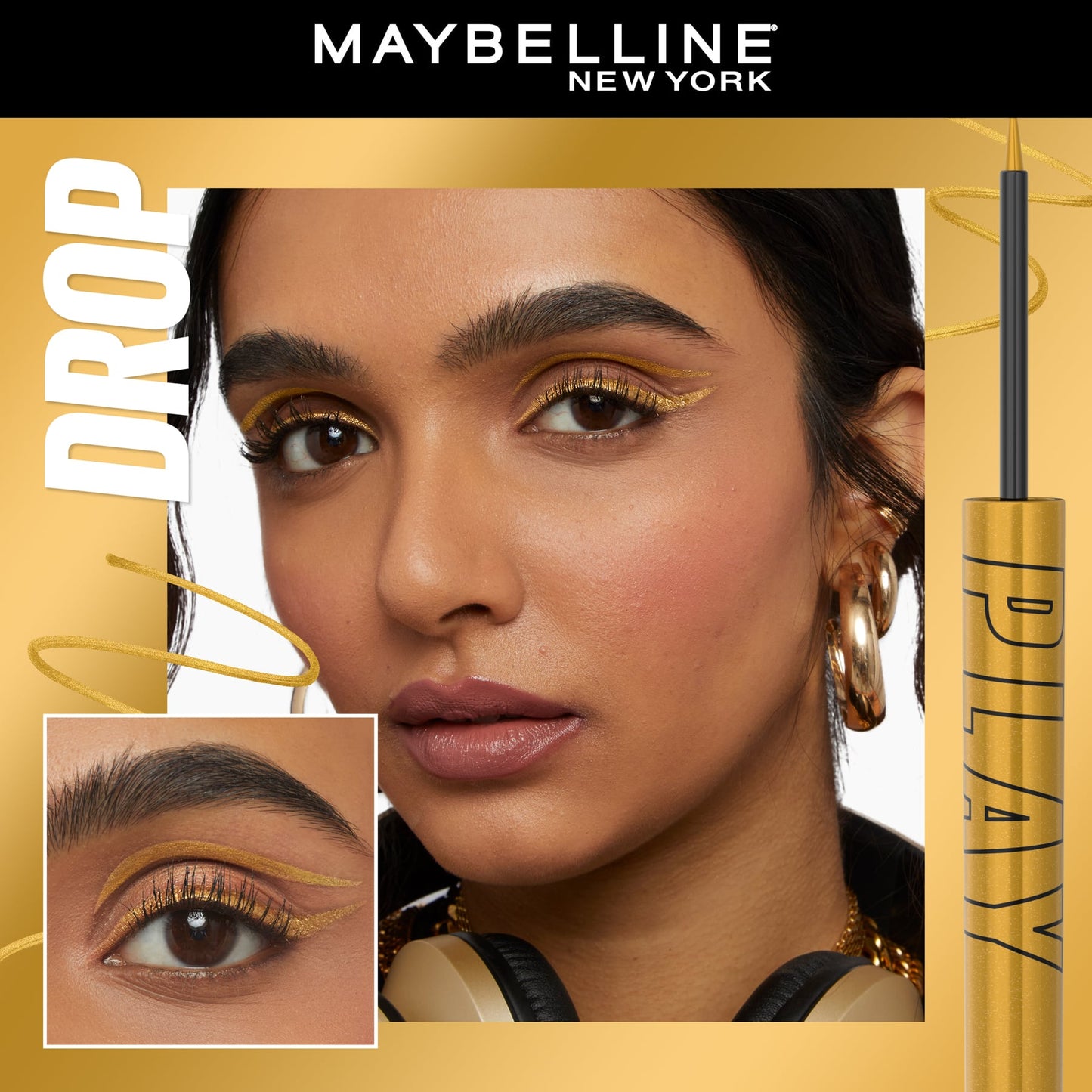 Maybelline Tattoo Liner Play Waterproof Liquid Eyeliner Drop