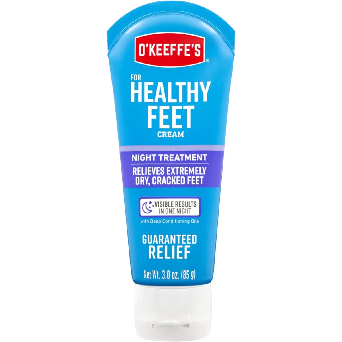 O'Keeffe's Healthy Feet Night Treatment Foot Cream Tube 3oz 3oz
