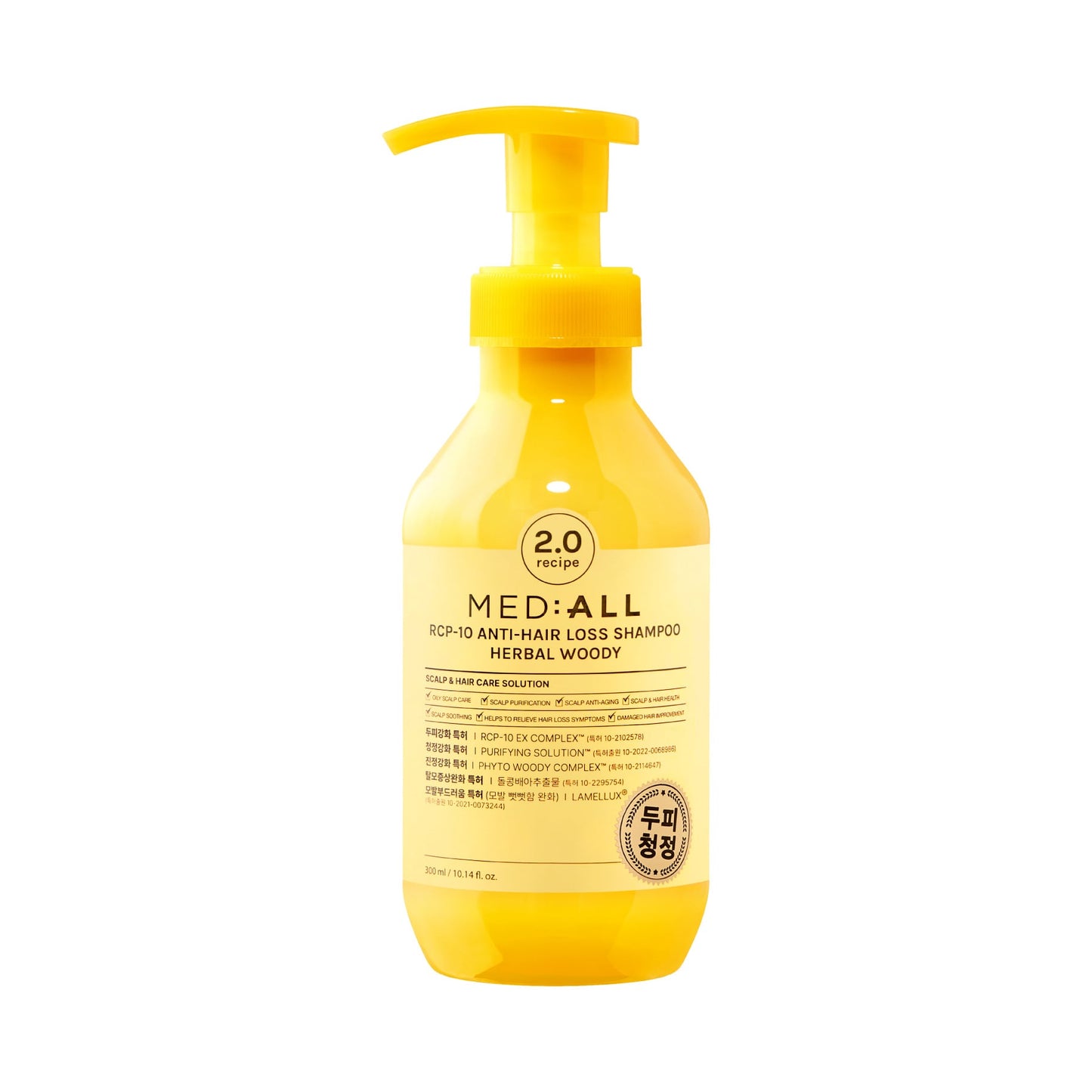 MEDIALL RCP-10 Anti-hairloss Shampoo Herbal Woody 300ml