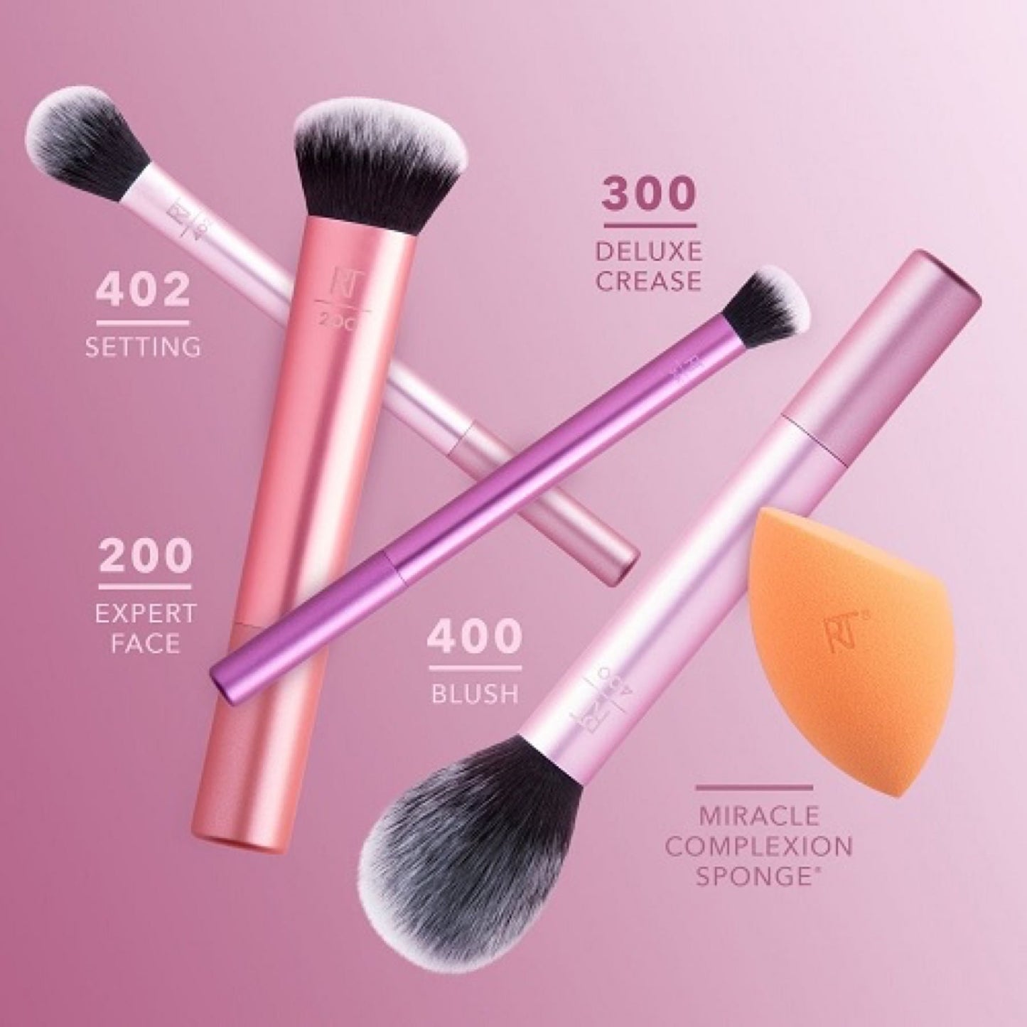 Real Techniques Everyday Essentials Kit with 1 Miracle Complexion Sponge 5pc