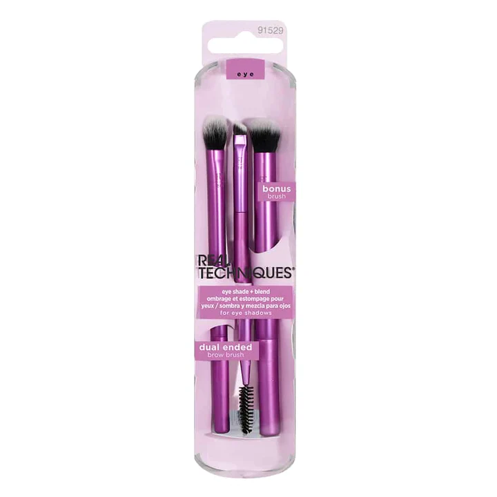 Real Techniques Eye Shade & Blend Makeup Brush Trio 3pc