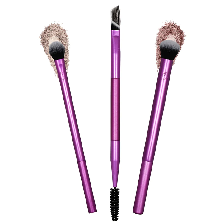 Real Techniques Eye Shade & Blend Makeup Brush Trio 3pc