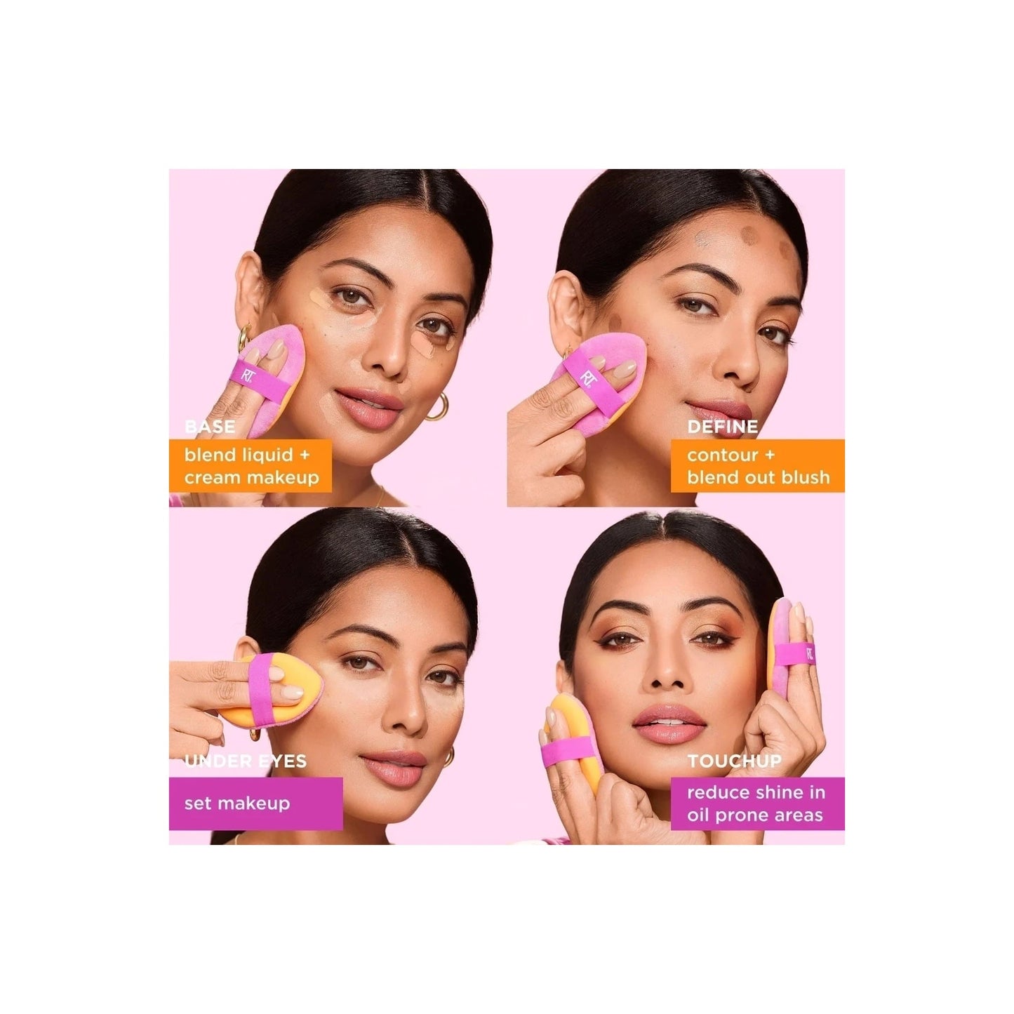 بودرة الوجه ميراكل 2 في 1 من ريل تكنيكس