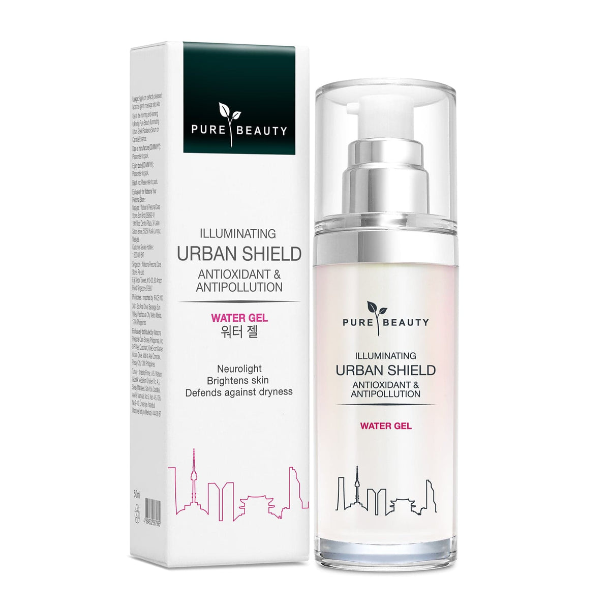 Illuminating Urban Shield Water Gel Face Cream 50ml