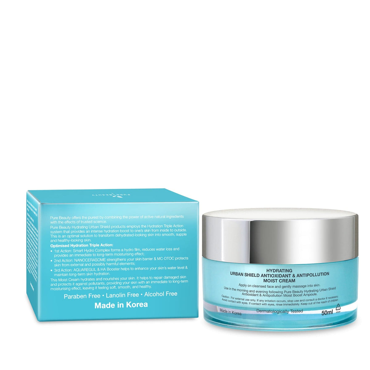 Hydrating Urban Shield Moist Face Cream 50ml