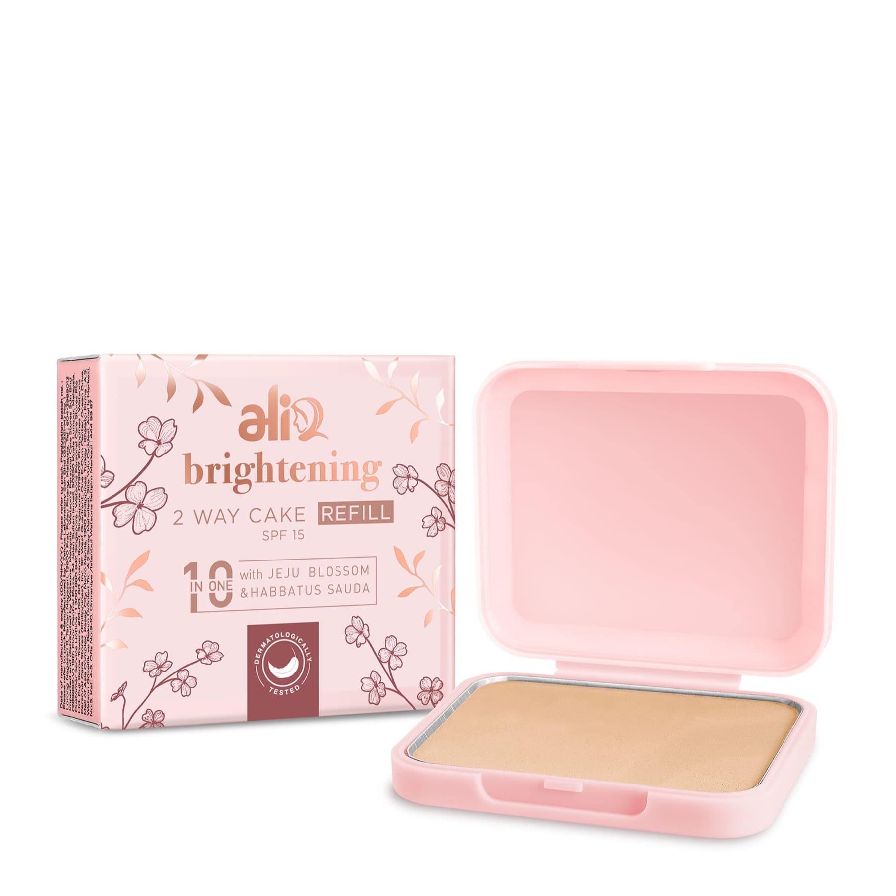 Brightening 2 Way Cake Compact Refill Luminous Finish Powder 12.2g Beige|12.2g