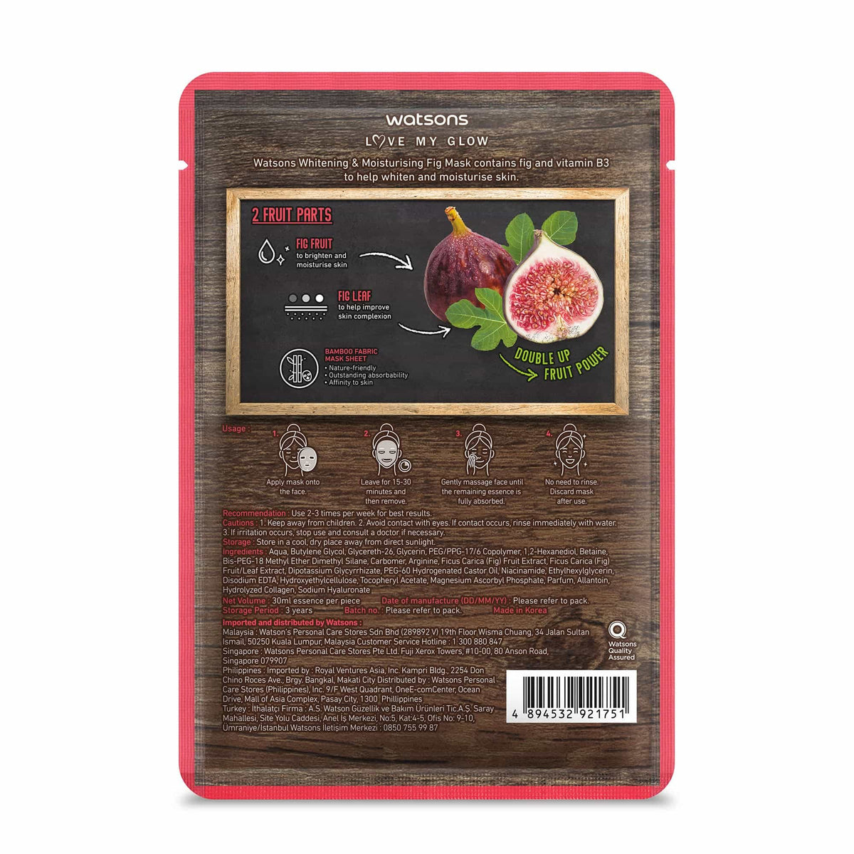 Love My Glow Whitening Sheet Fig