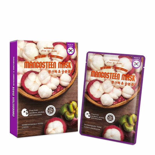Love My Glow Antioxidant Sheet Mask Mangosteen 5pcs