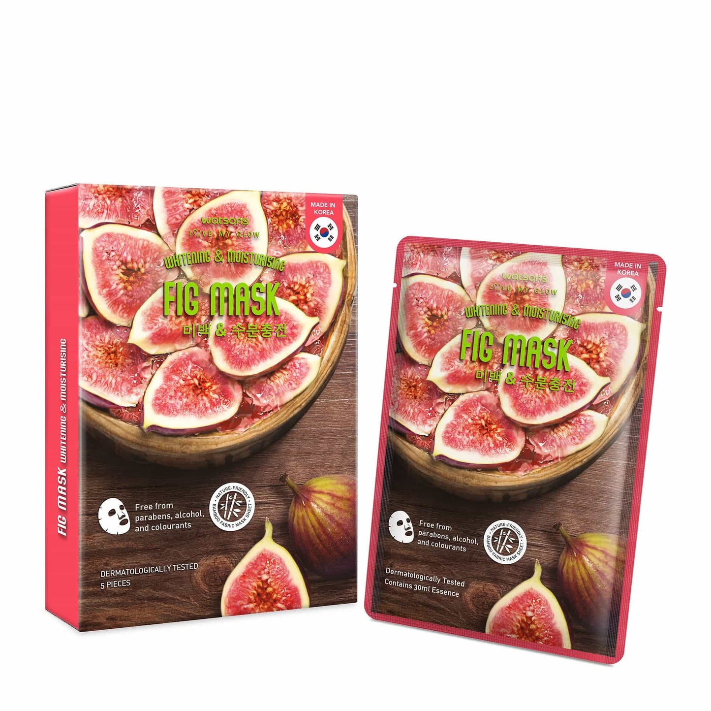 Love My Glow Whitening Sheet Fig 5pcs