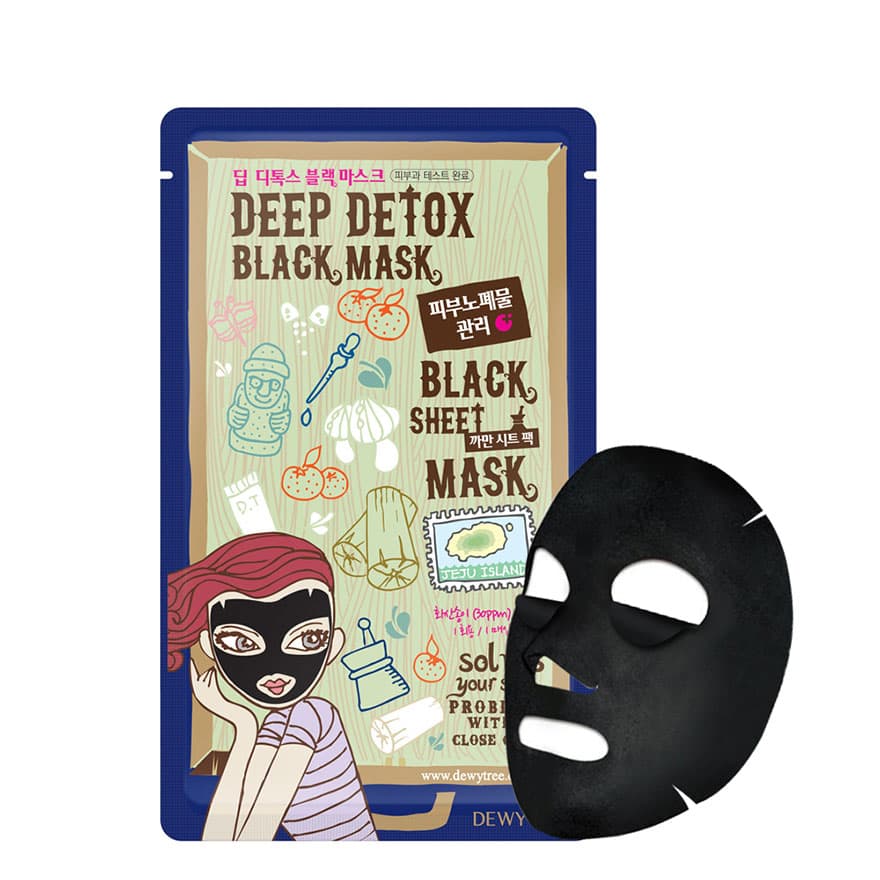Tree Mask Watson Buy Dewytree Deep Detox Black Sheet Mask 1pc | Watsons KSA