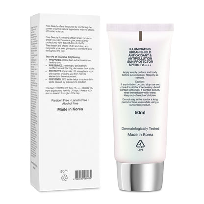 Illuminating Urban Shield Sun Protector Sunscreen SPF50+ PA++++ 50ml