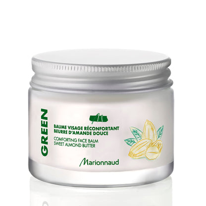 Green Comforting Face Balm Cream Sweet Almond Butter 50ml