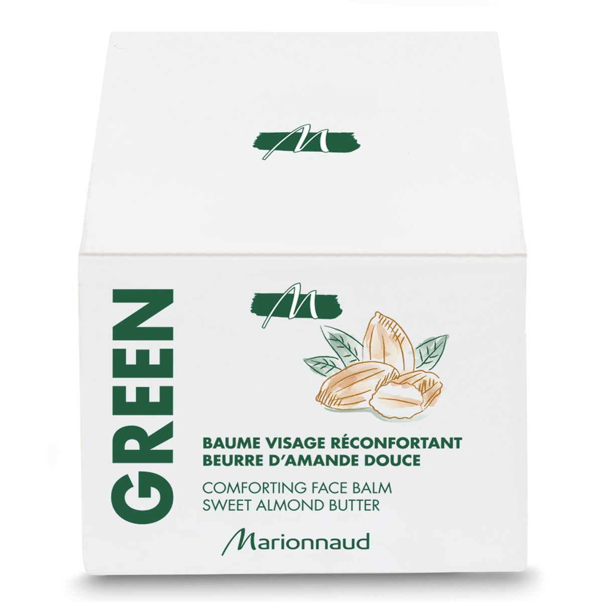 Green Comforting Face Balm Cream Sweet Almond Butter 50ml