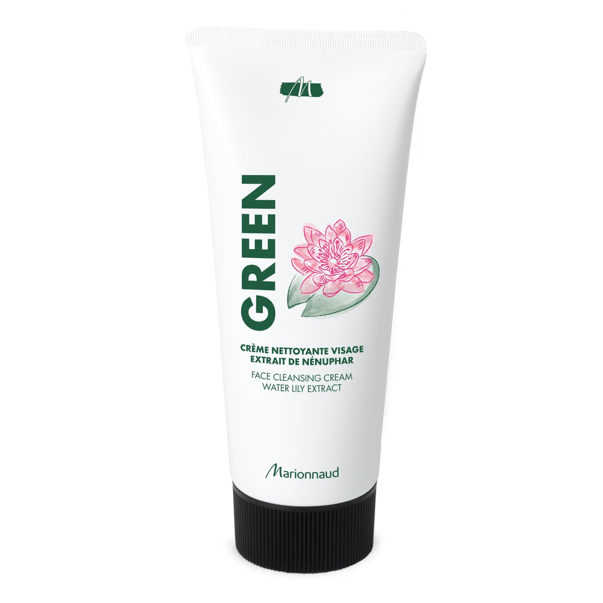 Green Face Cream Foam Cleanser Water Lily Extract 125ml