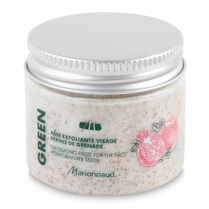 Green Exfoliating Face Scrub Pomegranate Seeds 50ml