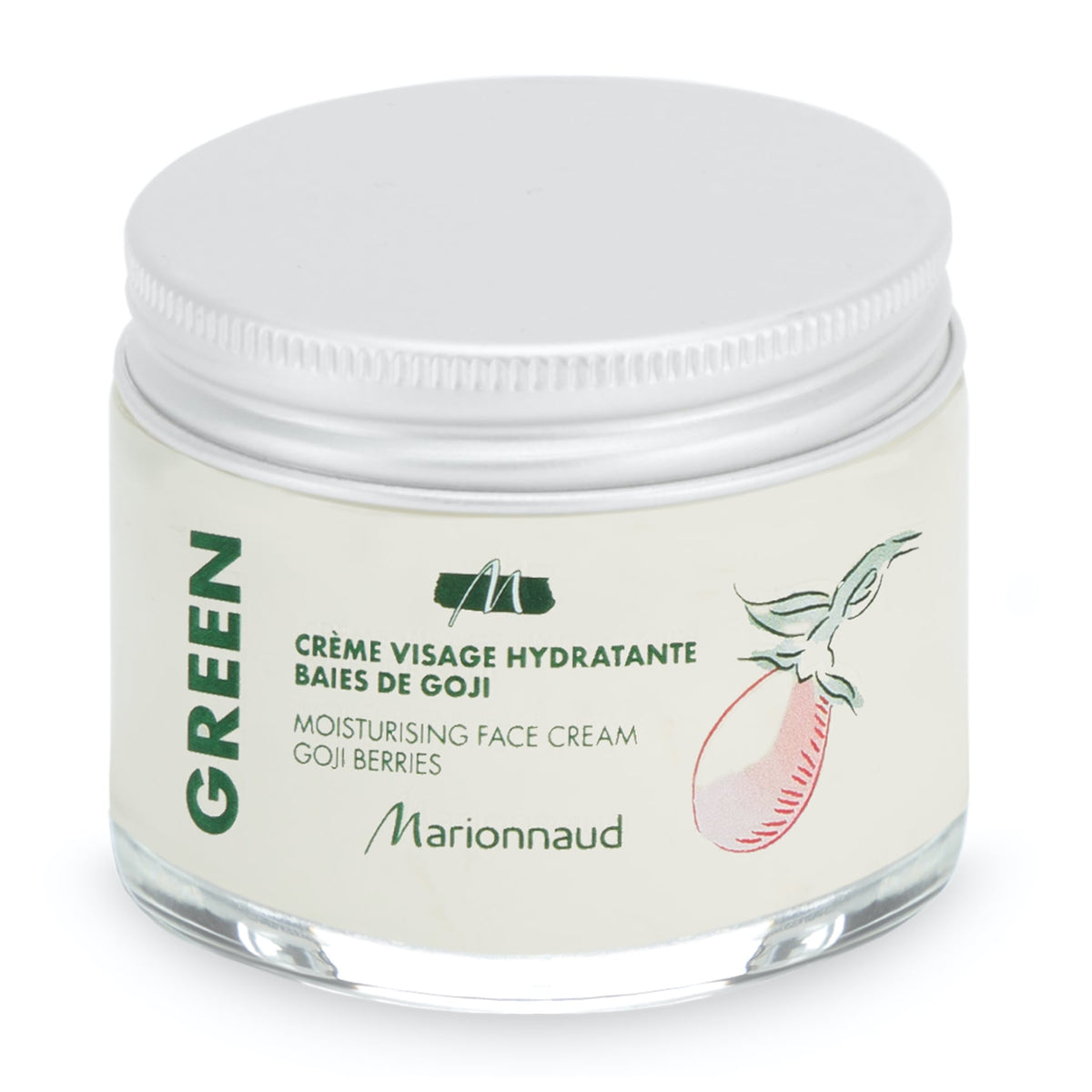 Green Moisturising Face Cream Goji Berries 50ml