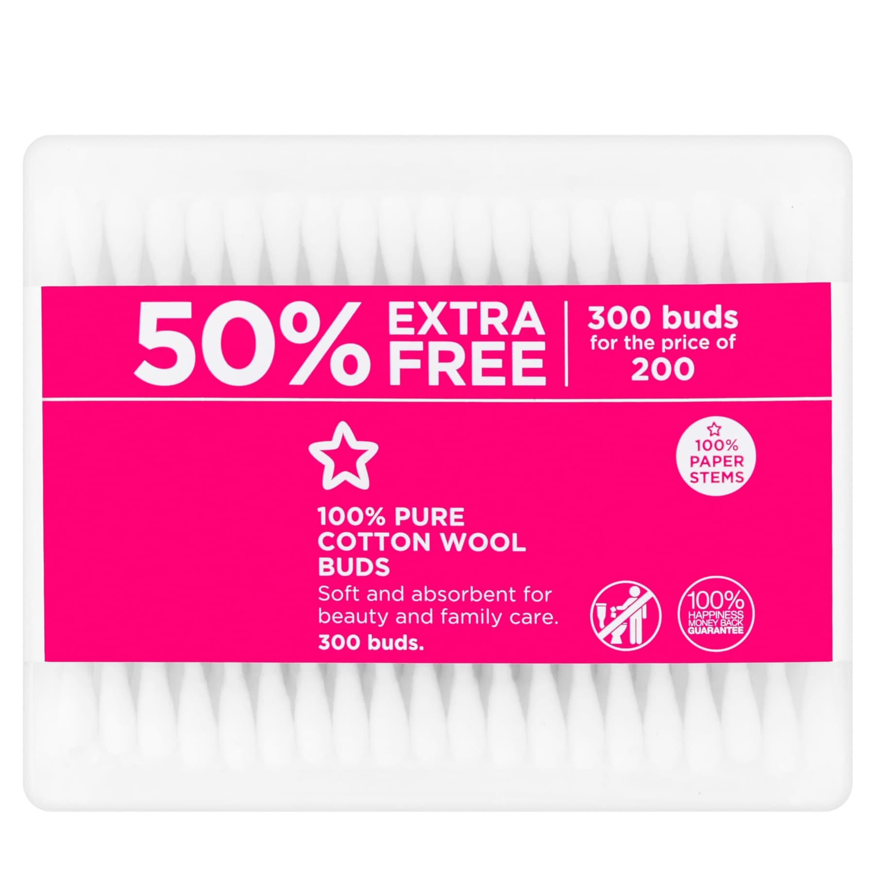 Cotton Wool Buds 300pcs