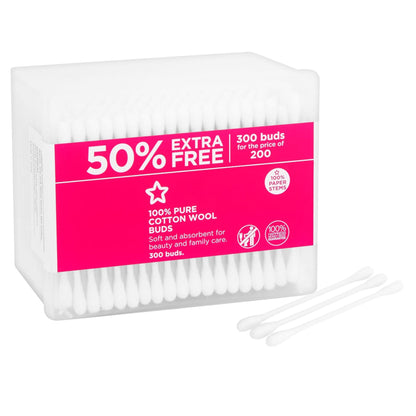 Cotton Wool Buds 300pcs