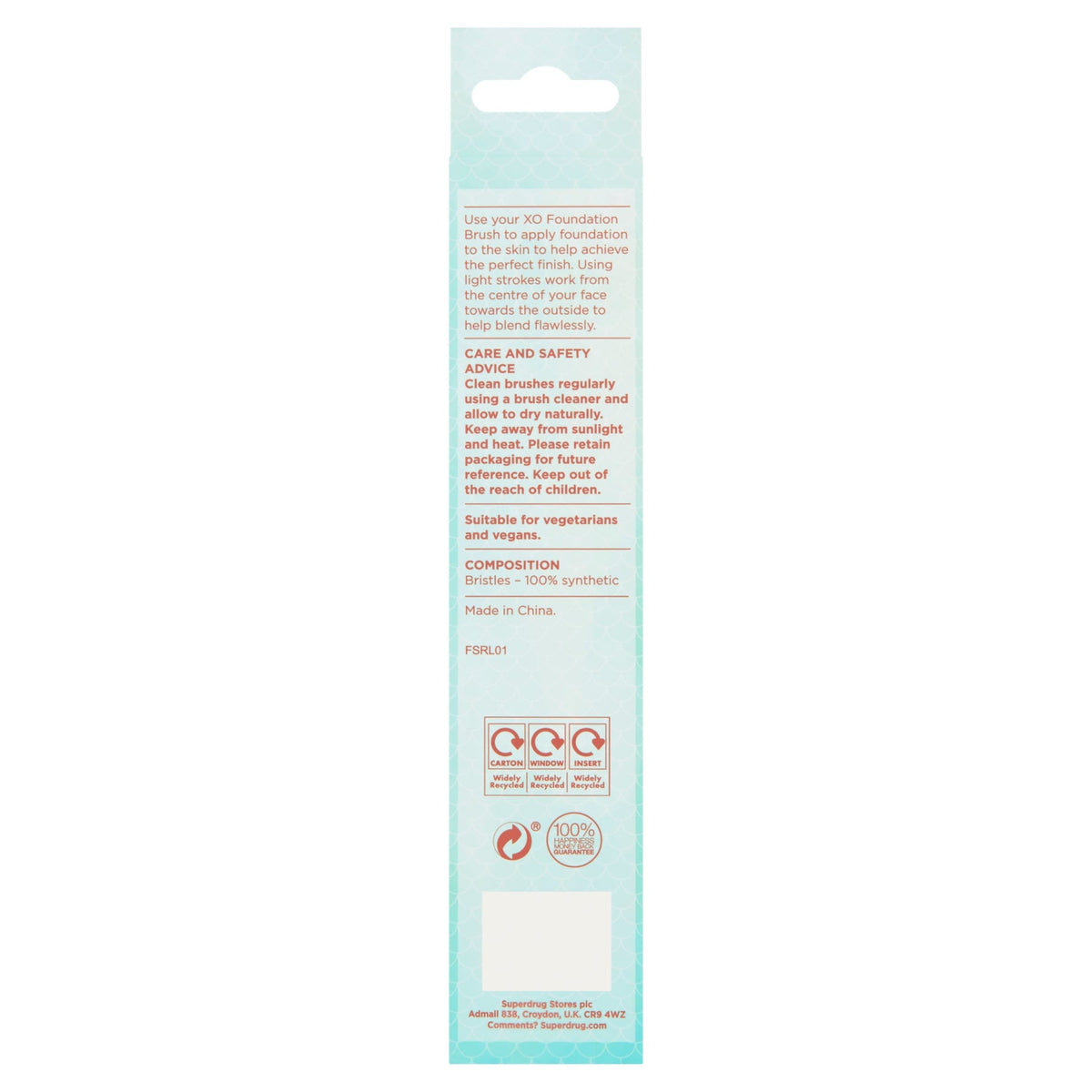 XO Foundation Face Brush 2 1pc