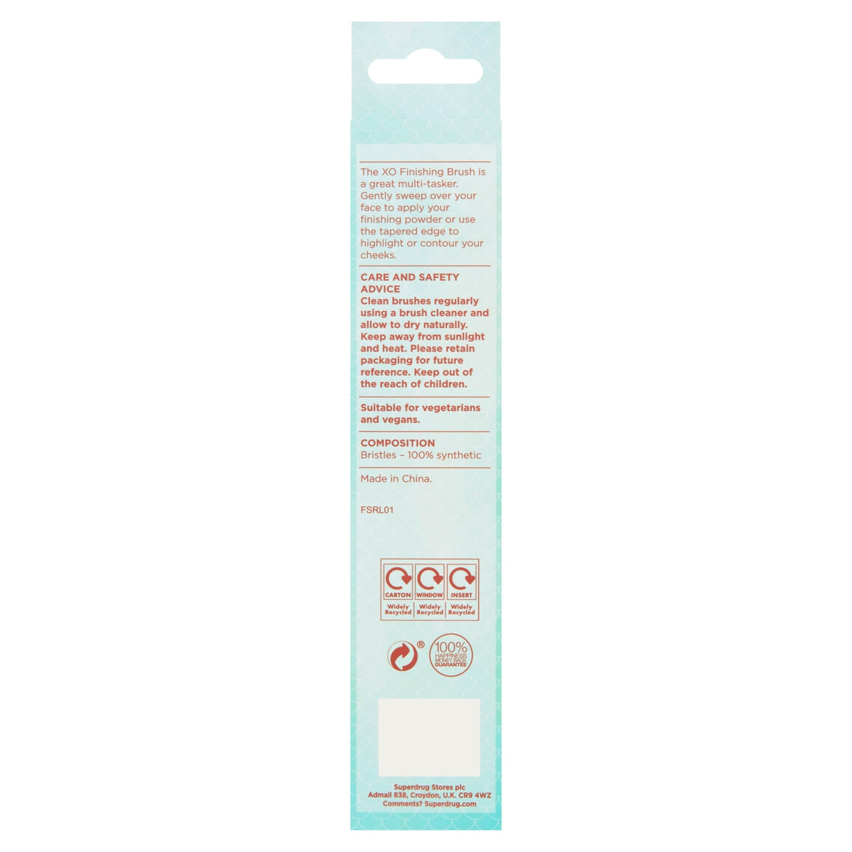 XO Finishing Face Brush 2 1pc