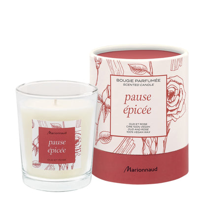 Touch of Spice Scented Candle Oud & Rose 75g