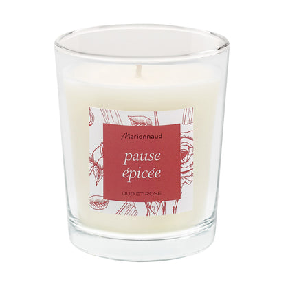 Touch of Spice Scented Candle Oud & Rose 75g