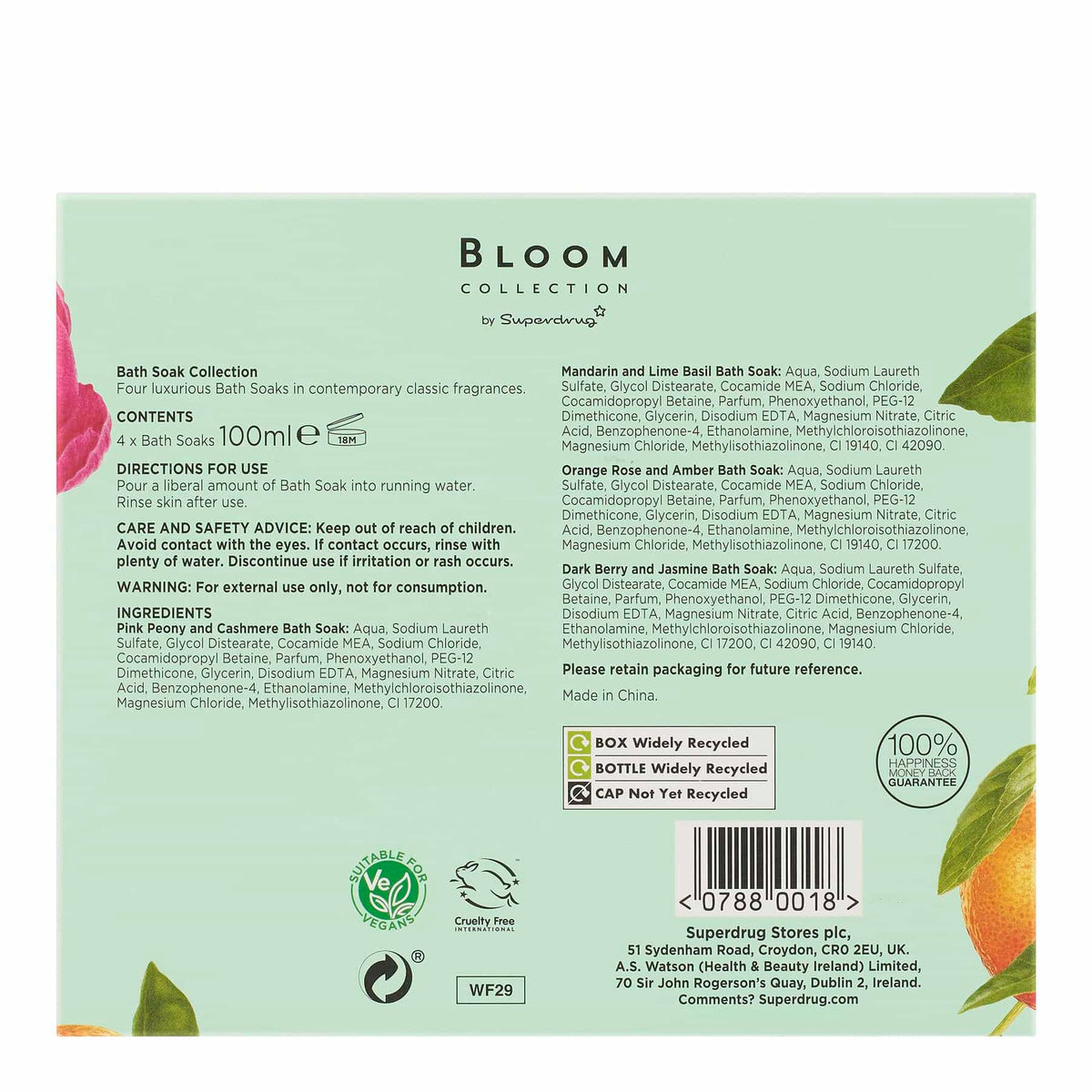 Bloom Bath Soak Beauty Gift Set