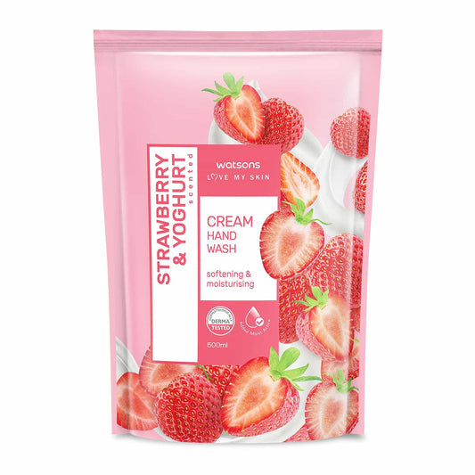 Love My Skin Cream Hand Wash Refill Strawberry & Yoghurt 500ml 500ml