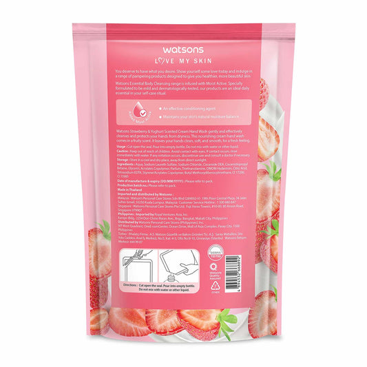 Love My Skin Cream Hand Wash Refill Strawberry & Yoghurt 500ml 500ml