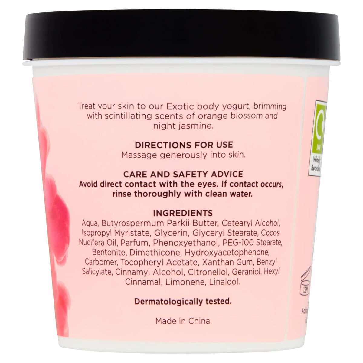 Layering Lab Exotic Body Yoghurt Moisturiser Orange Blossom & Night Jasmine 200ml