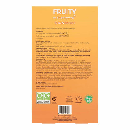 Fruity Trio Shower Beauty Gift Set Orange & Satsuma