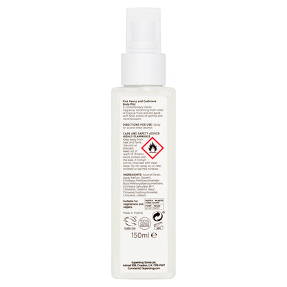 Bloom Body Mist Spray Pink Peony & Cashmere 150ml
