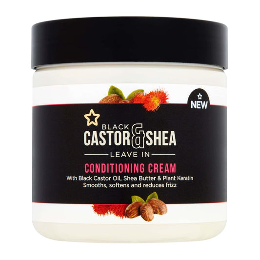 Superdrug Smoothing Leave-In Conditioner Black Castor & Shea 250ml 250ml