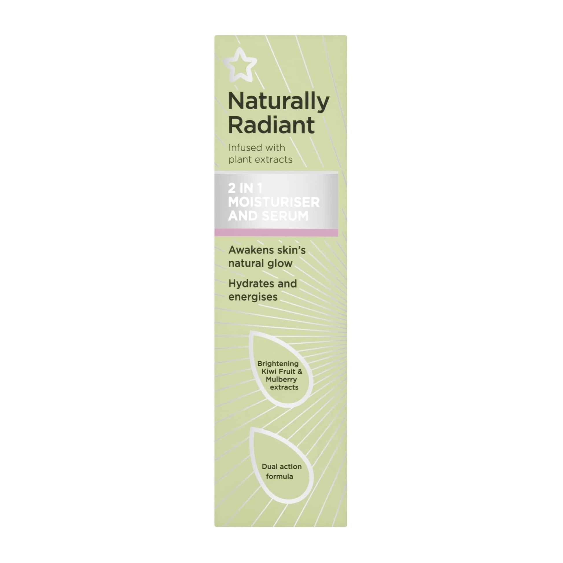 Naturally Radiant 2-in-1 Moisturiser & Face Serum 50ml