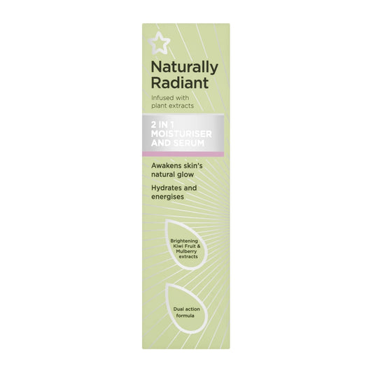 Naturally Radiant 2-in-1 Moisturiser & Face Serum 50ml
